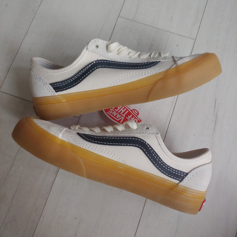 VANS NEW Old Skool Style 36 Decon Marshmallow Gum - Picture 2 of 11